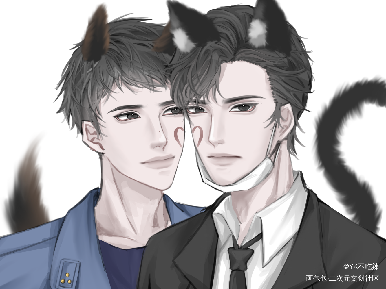 没有用过 先来试试！_火焰戎装188男团宫任板绘涂绘画作品