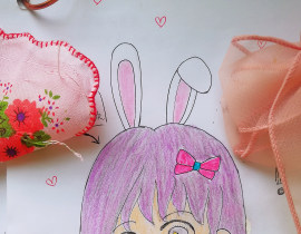 手绘~像不像被偶像翻牌的你~_绘画作品