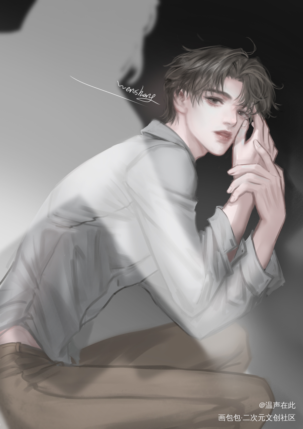咕咕_一醉经年188男团何故同人绘画作品