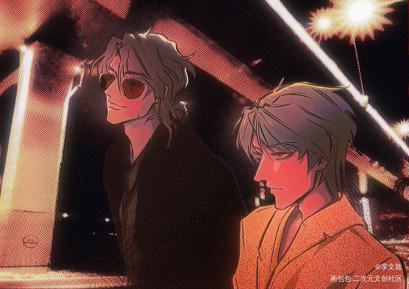 ❤️‍🔥_盗墓笔记黑花黑瞎子解雨臣绘画作品