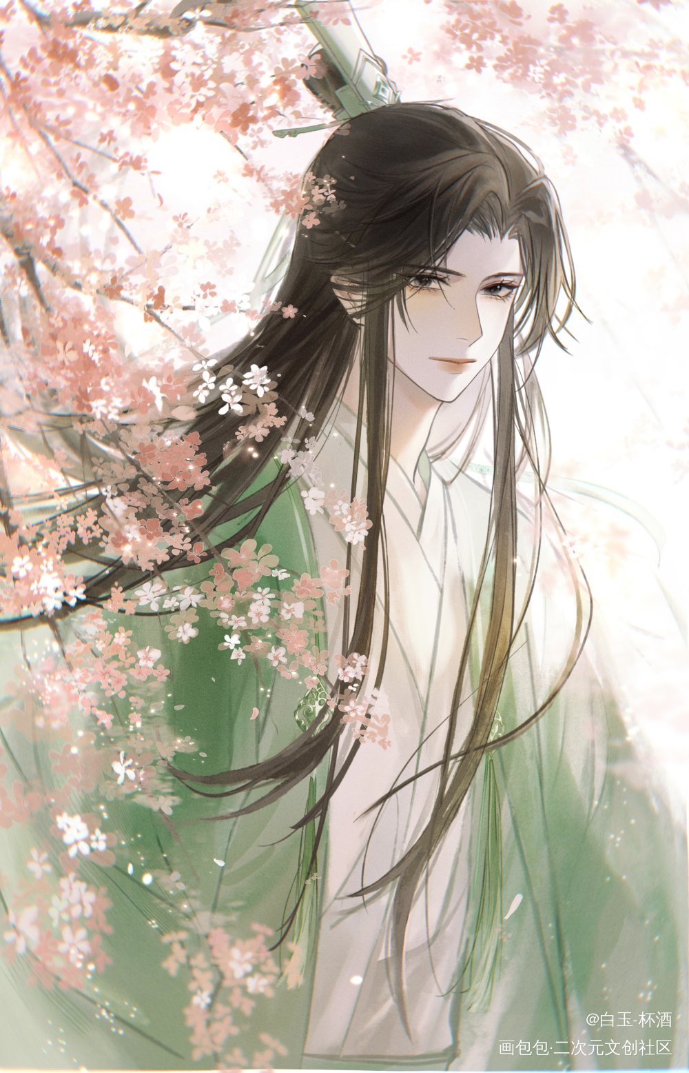 _人渣反派自救系统沈清秋绘画作品
