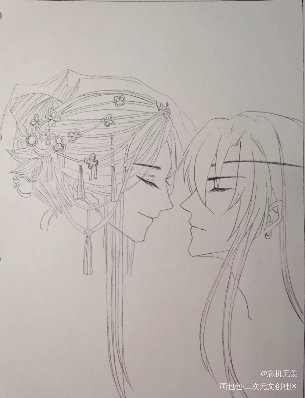 天官赐福的绘画教程_天官赐福绘画作品
