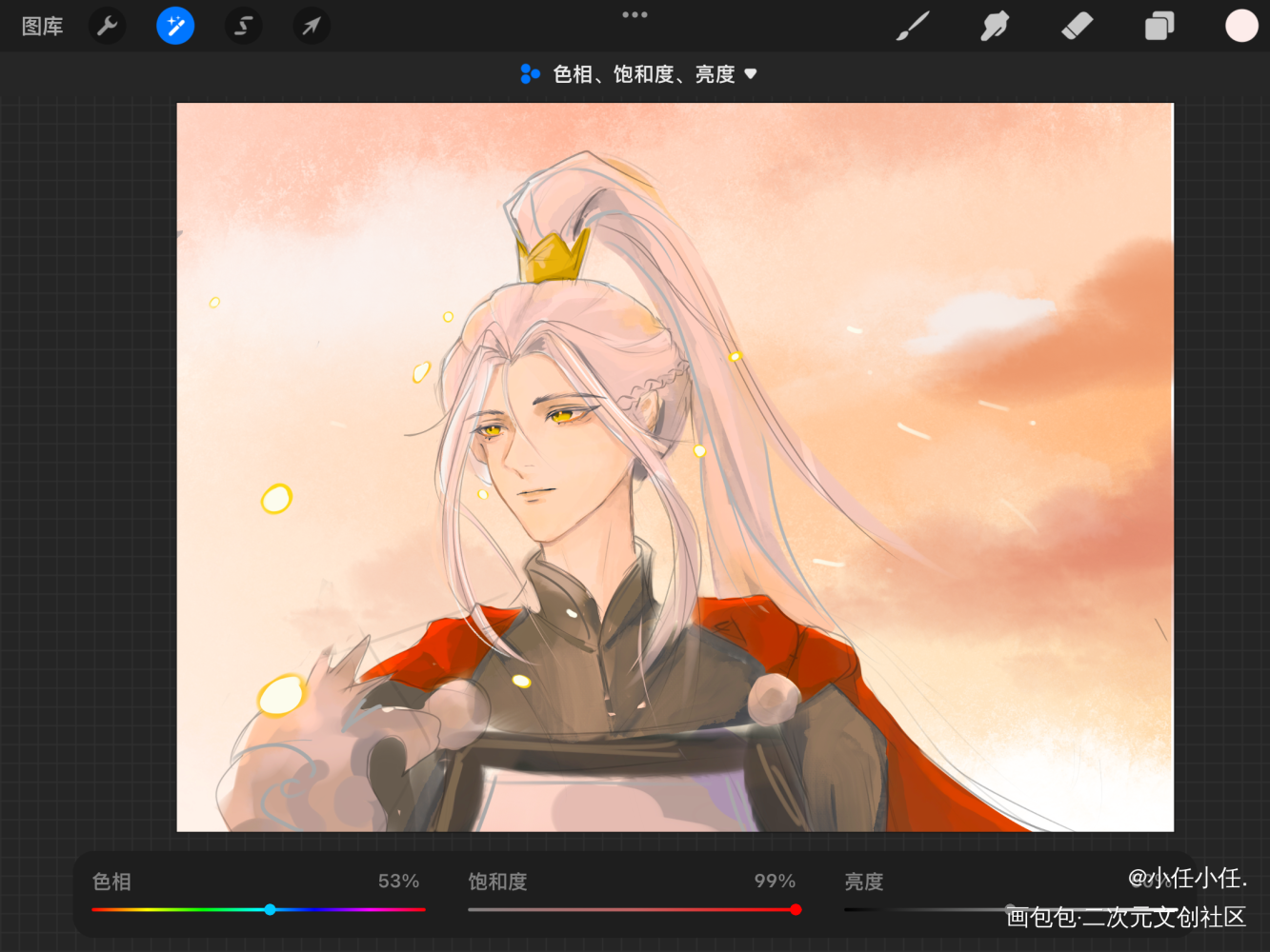 齐司礼对不起🧎‍♀️我尽力了_光与夜之恋板绘涂乙女同人画渣procreate绘画练习绘画原创绘画作品