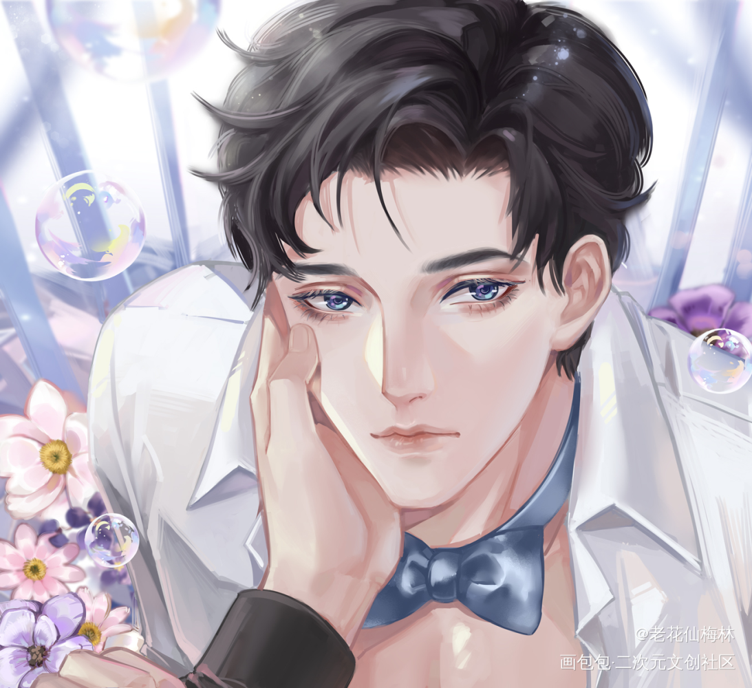 0927黎朔生日快乐_谁把谁当真188男团妹叔黎朔板绘涂绘画作品