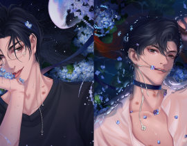 谢清呈生贺贺图(^з^)-☆_绘画作品