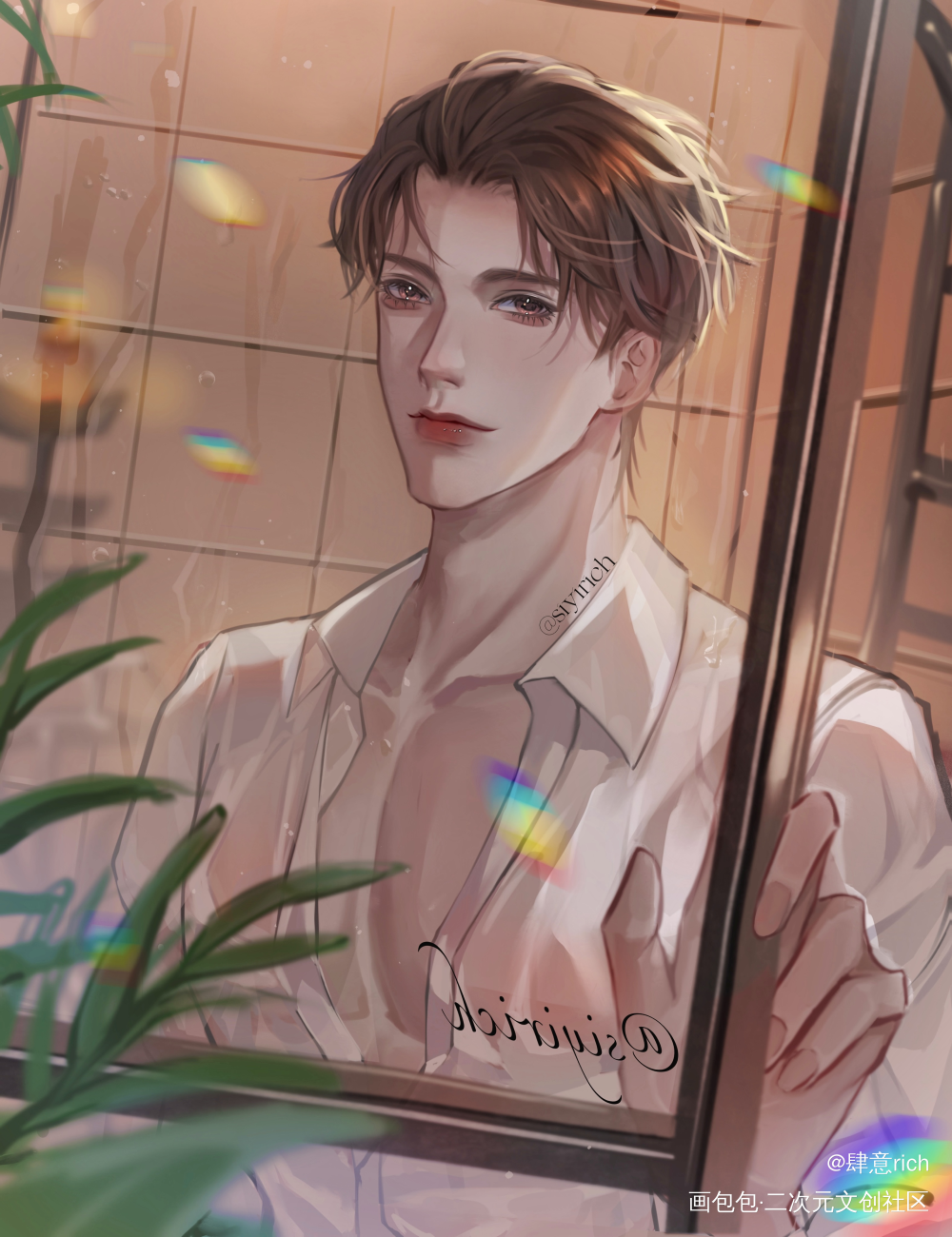 黎叔叔生日快乐_188男团妹叔黎朔绘画作品