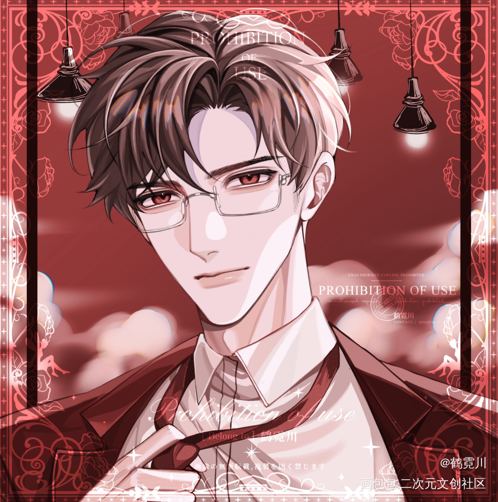 陆沉_光与夜之恋陆沉绘画作品