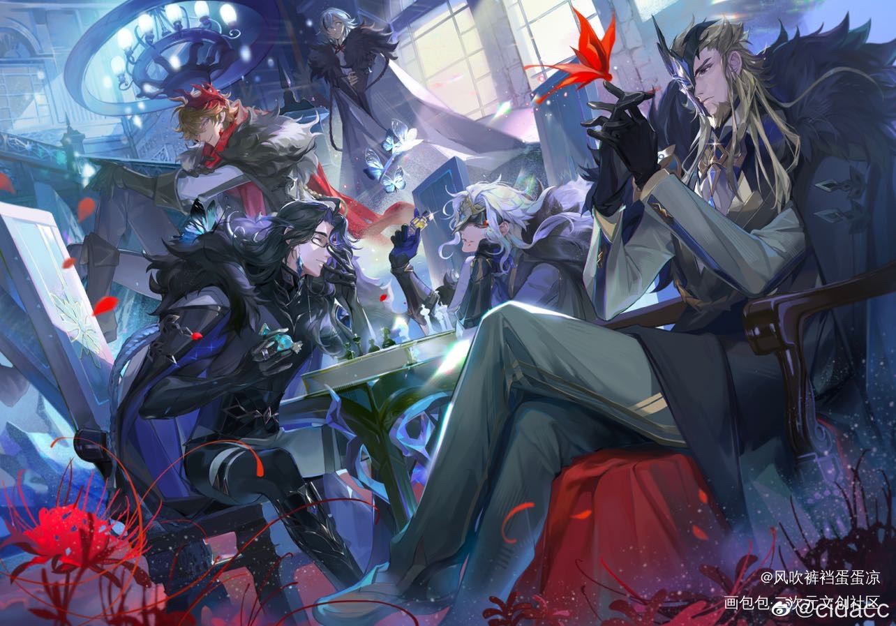 玩弄于股掌之间_原神愚人众绘画作品