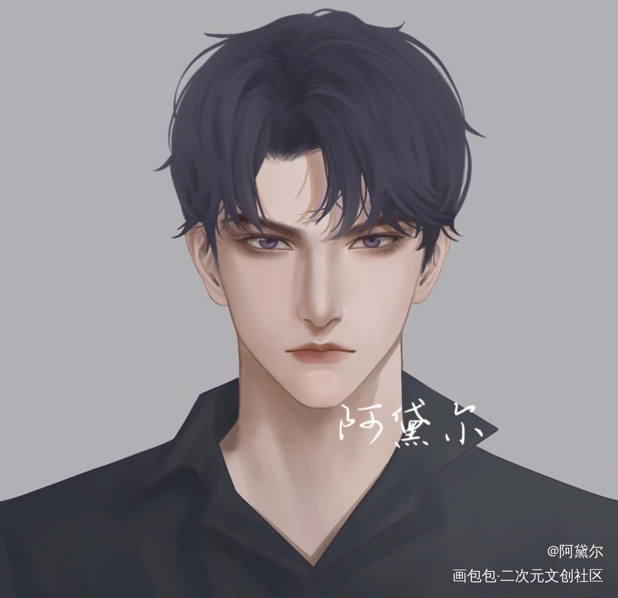 晏小公子_职业替身188男团晏周晏明修板绘涂绘画作品