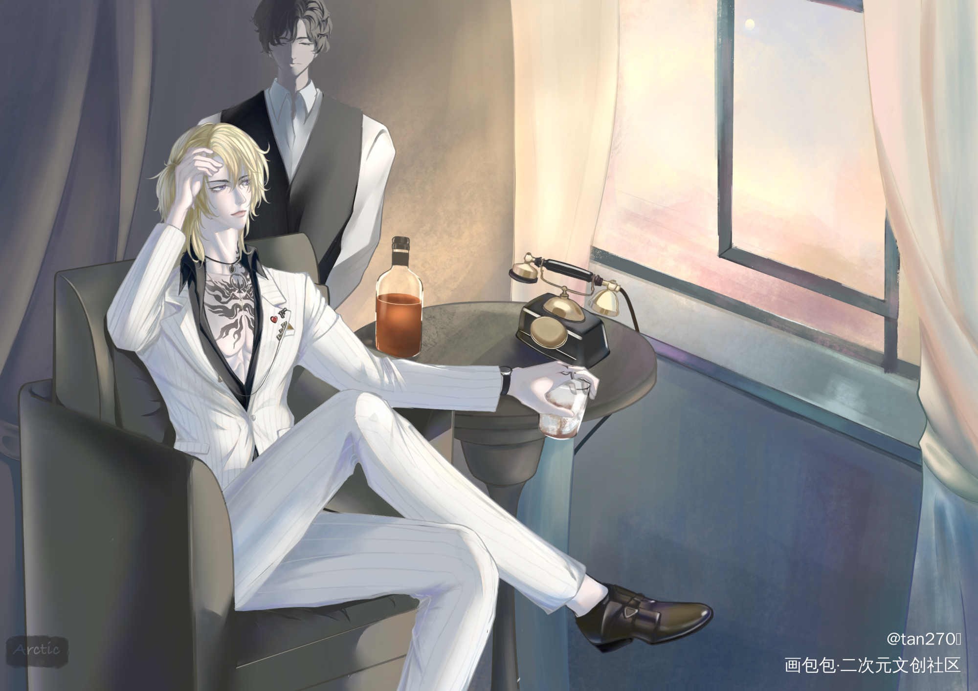 Mafia Boss_luxiemLucakaneshiro绘画作品