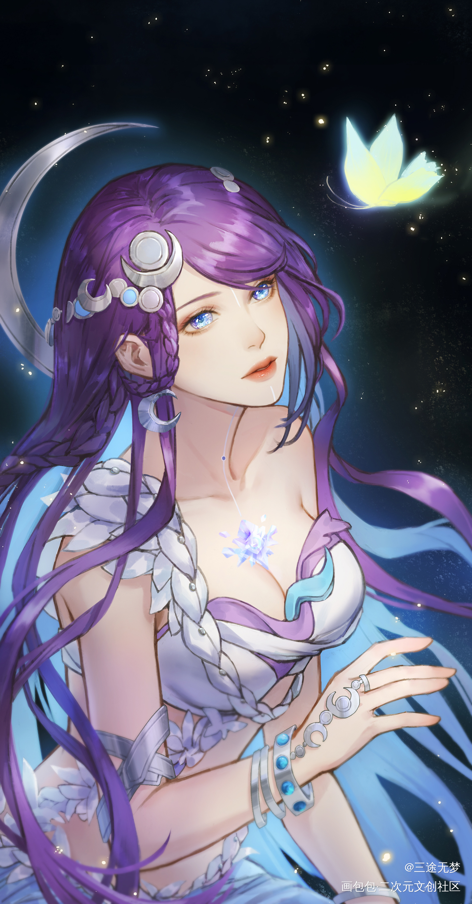 王者荣耀-海月_王者荣耀同人海月壁纸绘画绘画作品