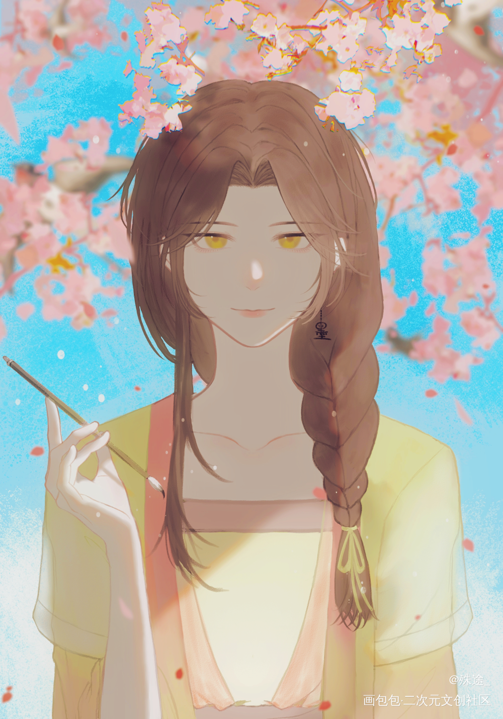 墨香铜臭写文八周年快乐！_人渣反派自救系统天官赐福魔道祖师板绘涂墨香铜臭板绘绘画绘画作品