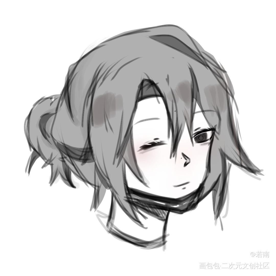 为爱产粮，我是废物_摸鱼页绘画作品