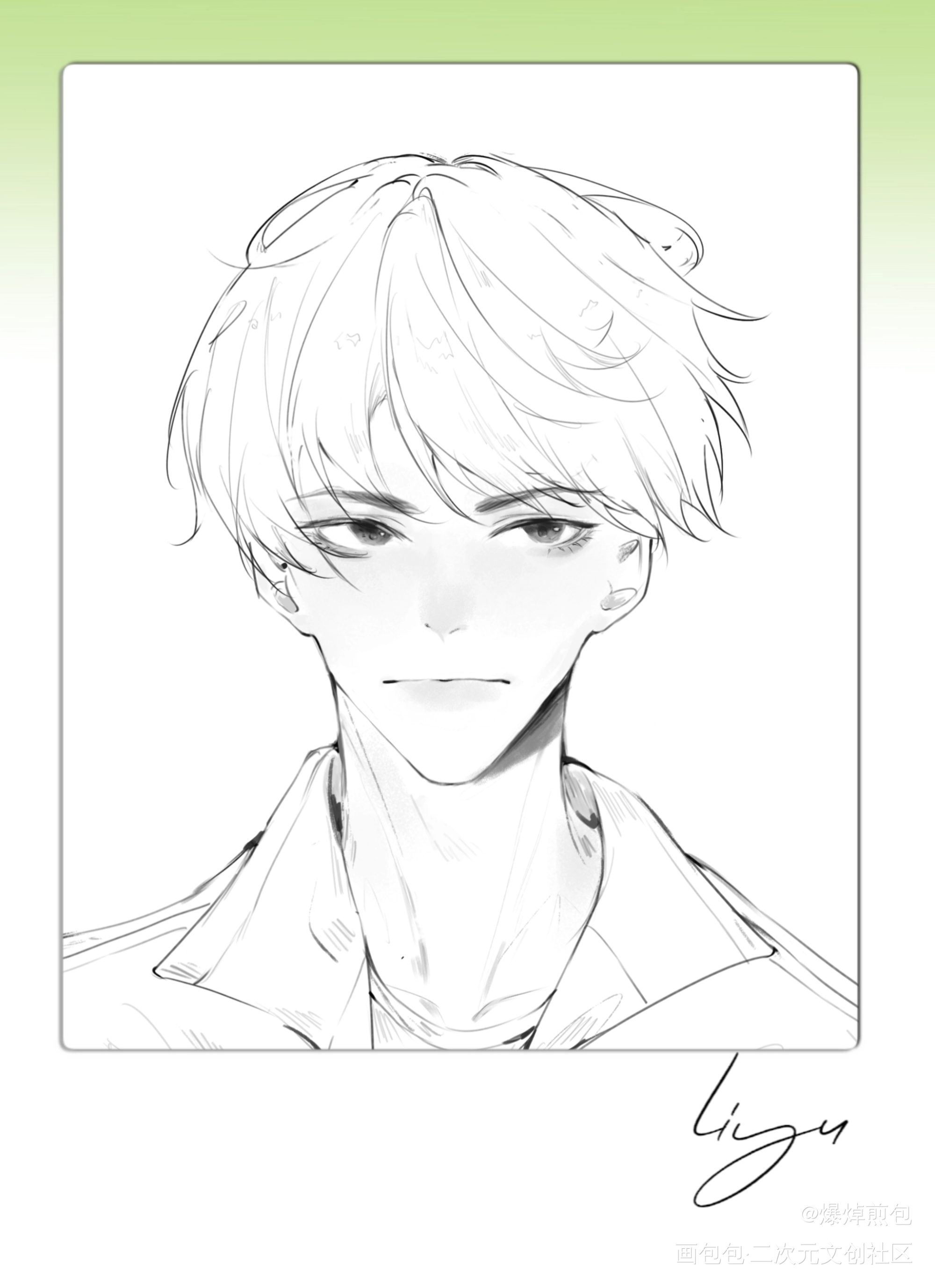 李简拍立得_188男团李简绘画作品