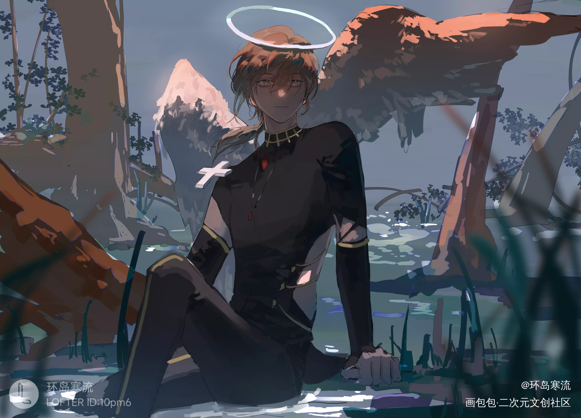 👼👼_彩虹社叶Vtuber绘画作品