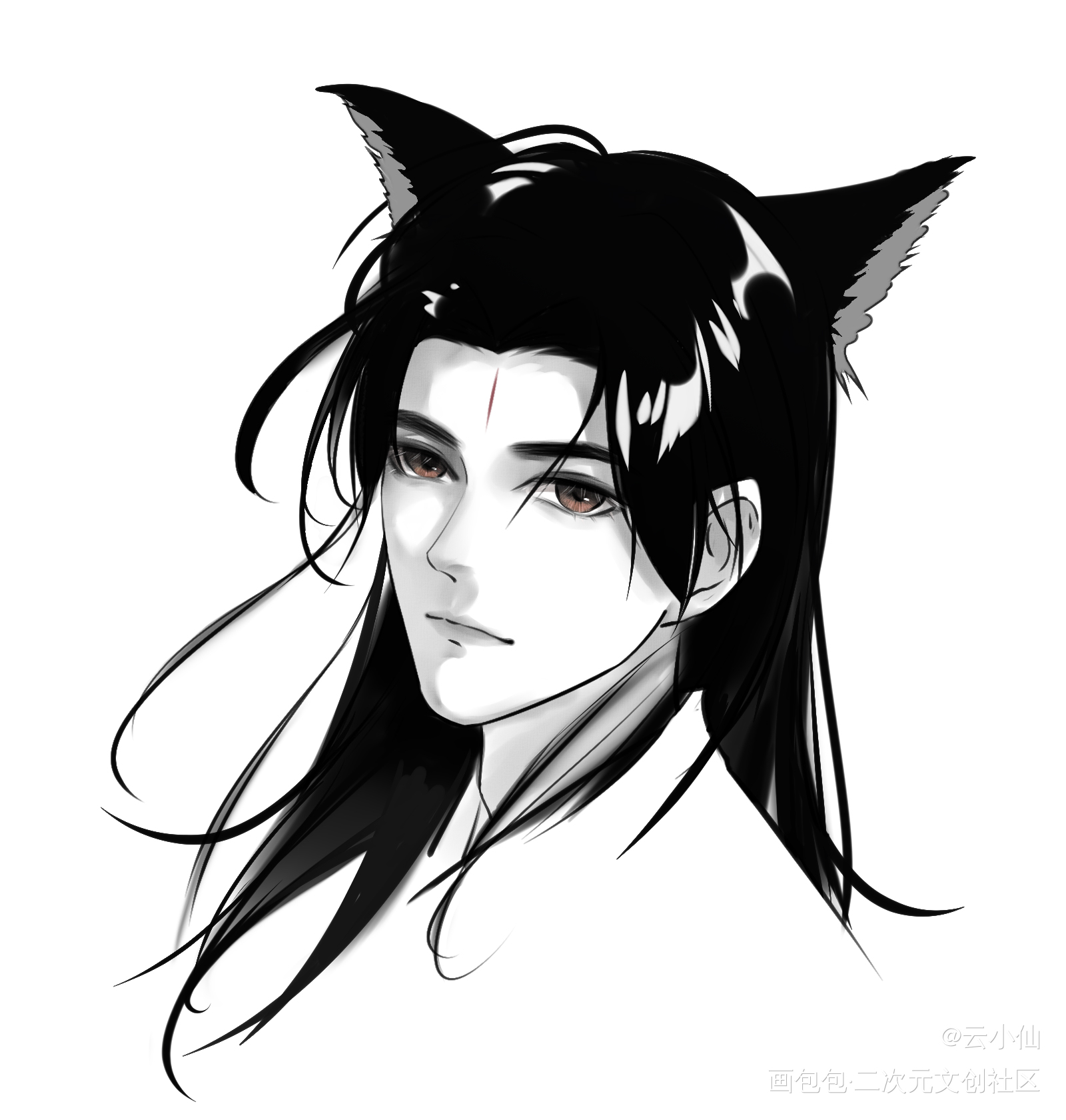 _新神榜杨戬绘画作品