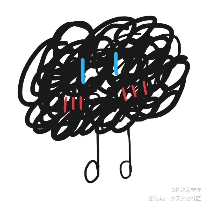 修勾线团，有手就会画版_我在惊悚游戏里封神黑桃绘画作品