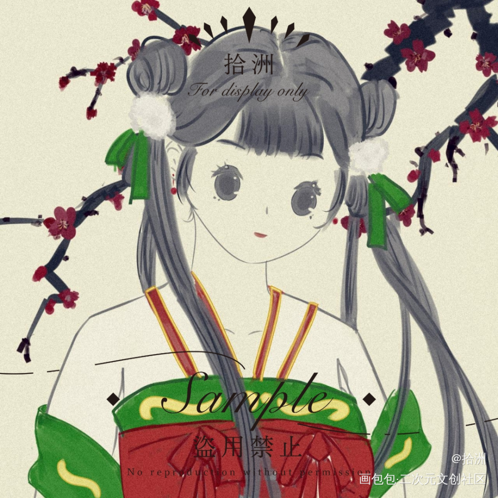 一月一画_oc绘画作品