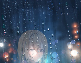 雨夜_绘画作品