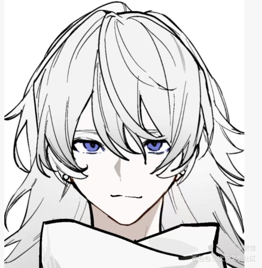 本来想弄个谢塔的有点不像🥺_我在惊悚游戏里封神绘画作品