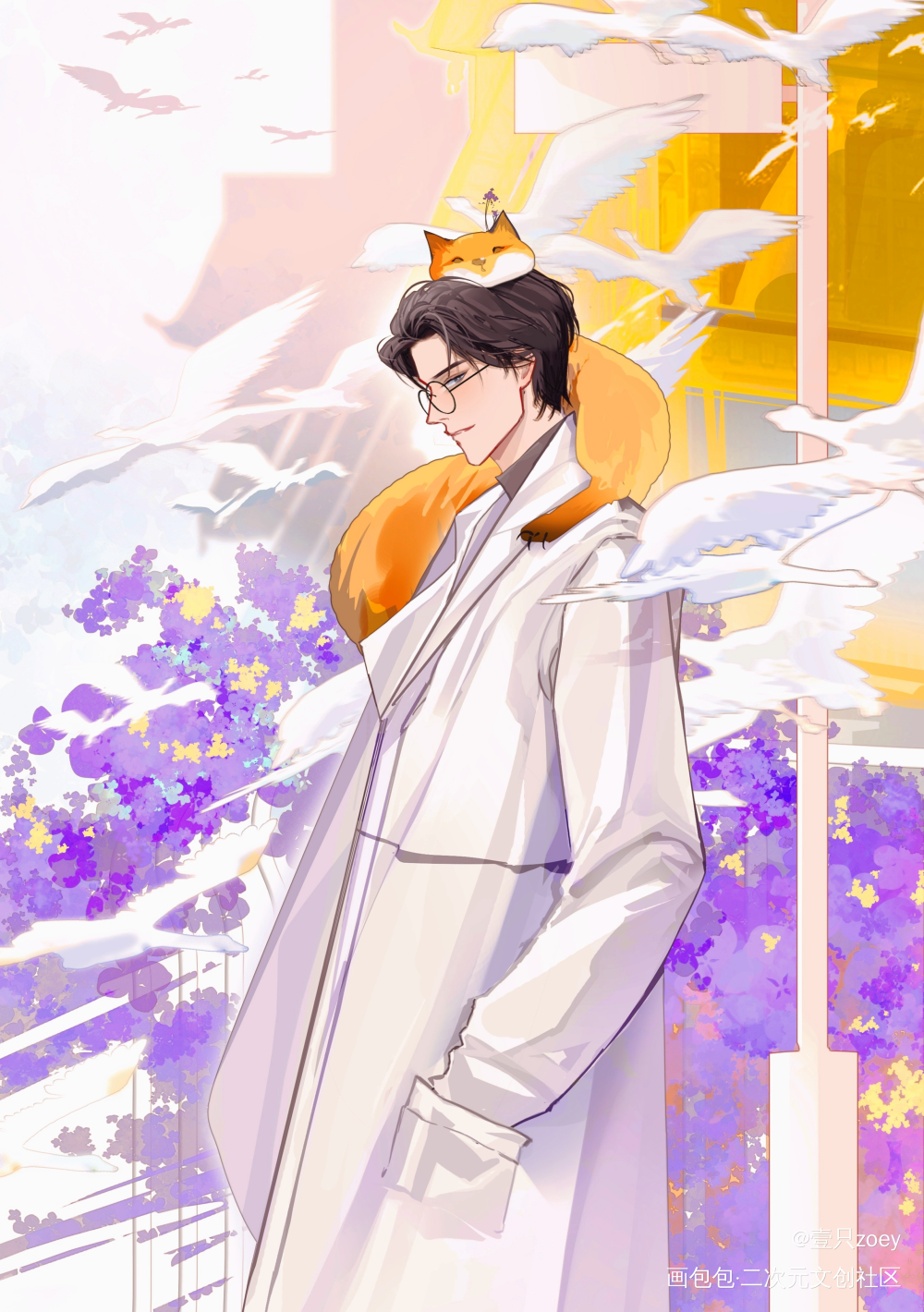 _针锋对决188男团顾青裴绘画作品