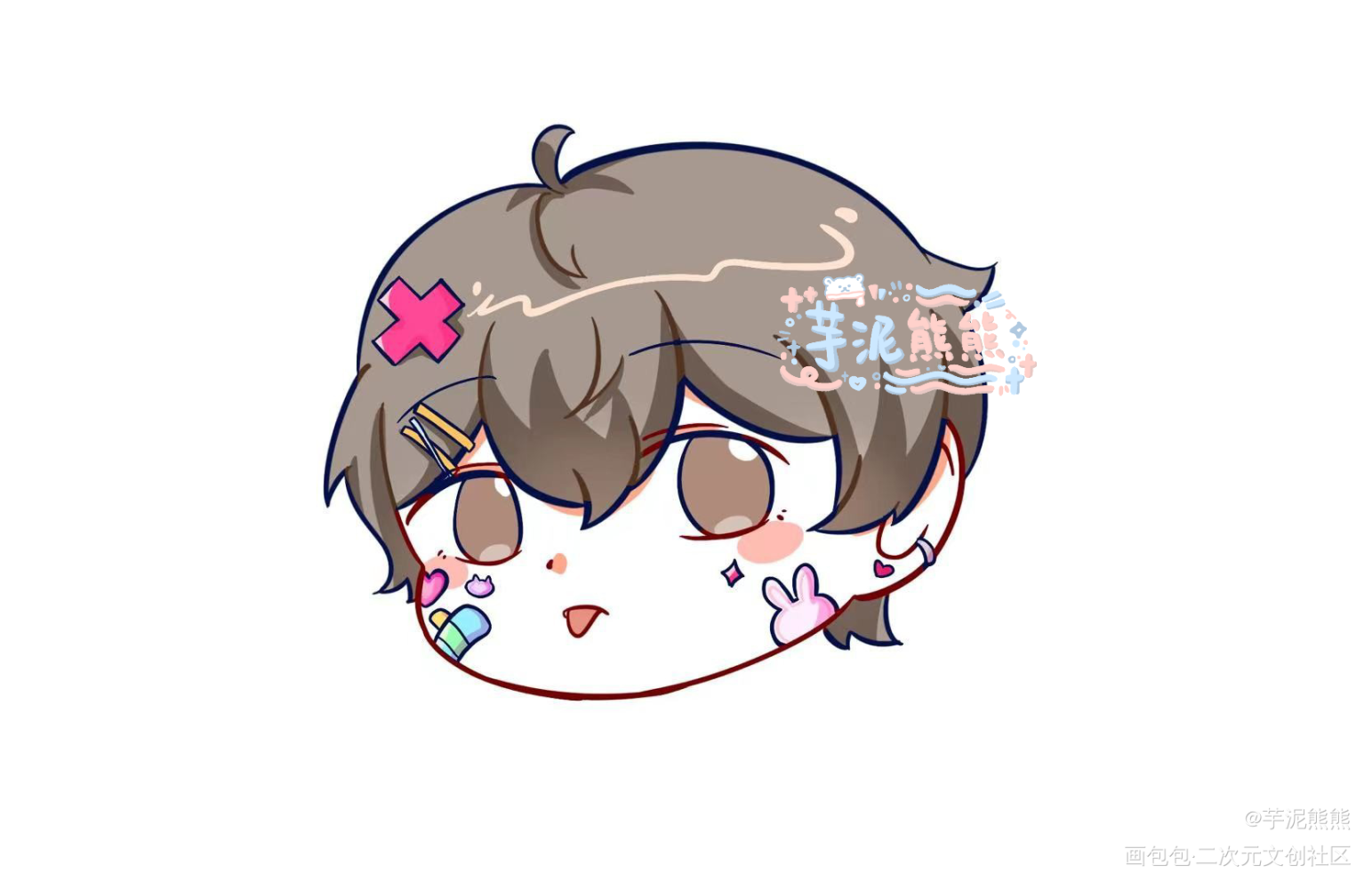 _娘娘腔188男团群秀板绘涂Q版约稿板绘绘画作品
