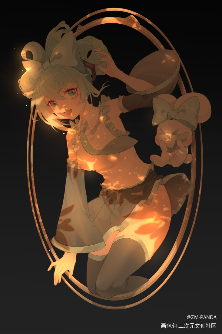 七彩葱₍˄·͈༝·͈˄*₎◞_头像同人壁纸绘画绘画作品