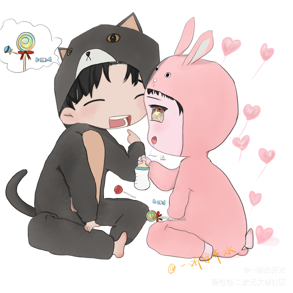 _你却爱着一个傻逼188男团李简绘画作品