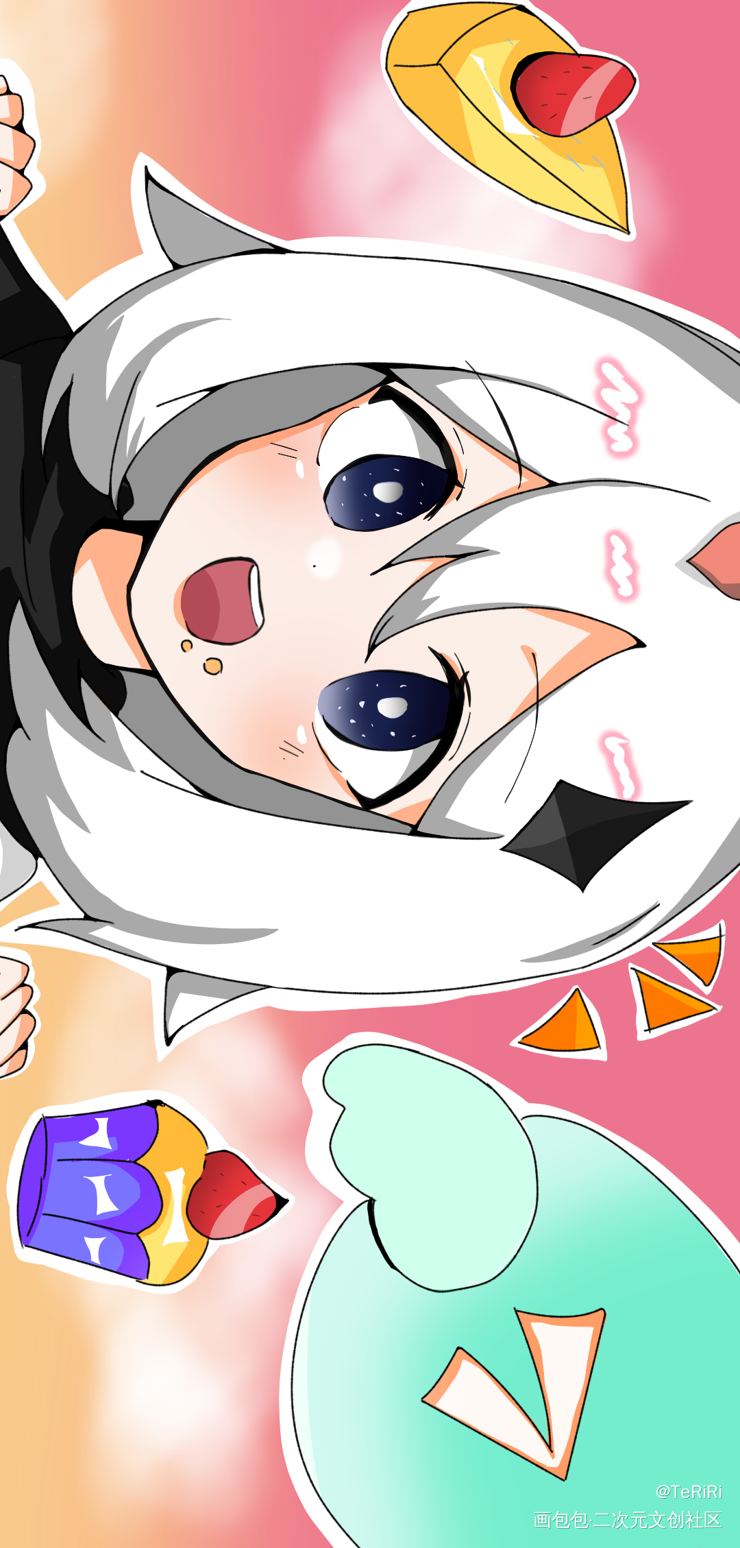 最好的伙伴_原神派蒙同人绘画作品