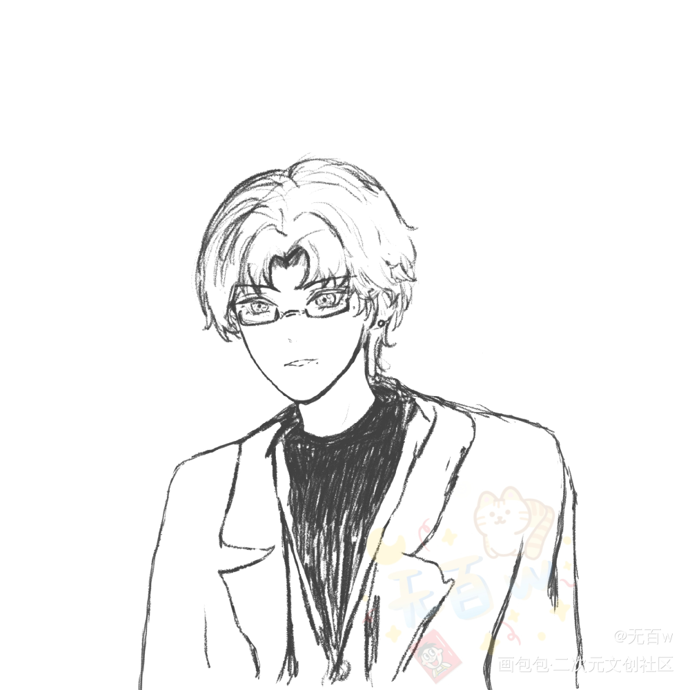 某某约稿_某某添望绘画作品
