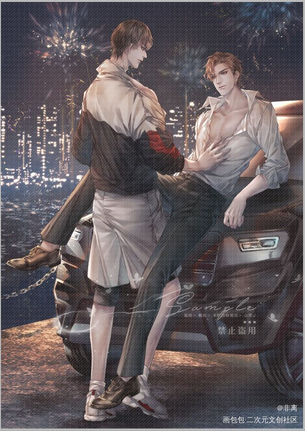 李简•夜遇_你却爱着一个傻逼188男团李简绘画作品