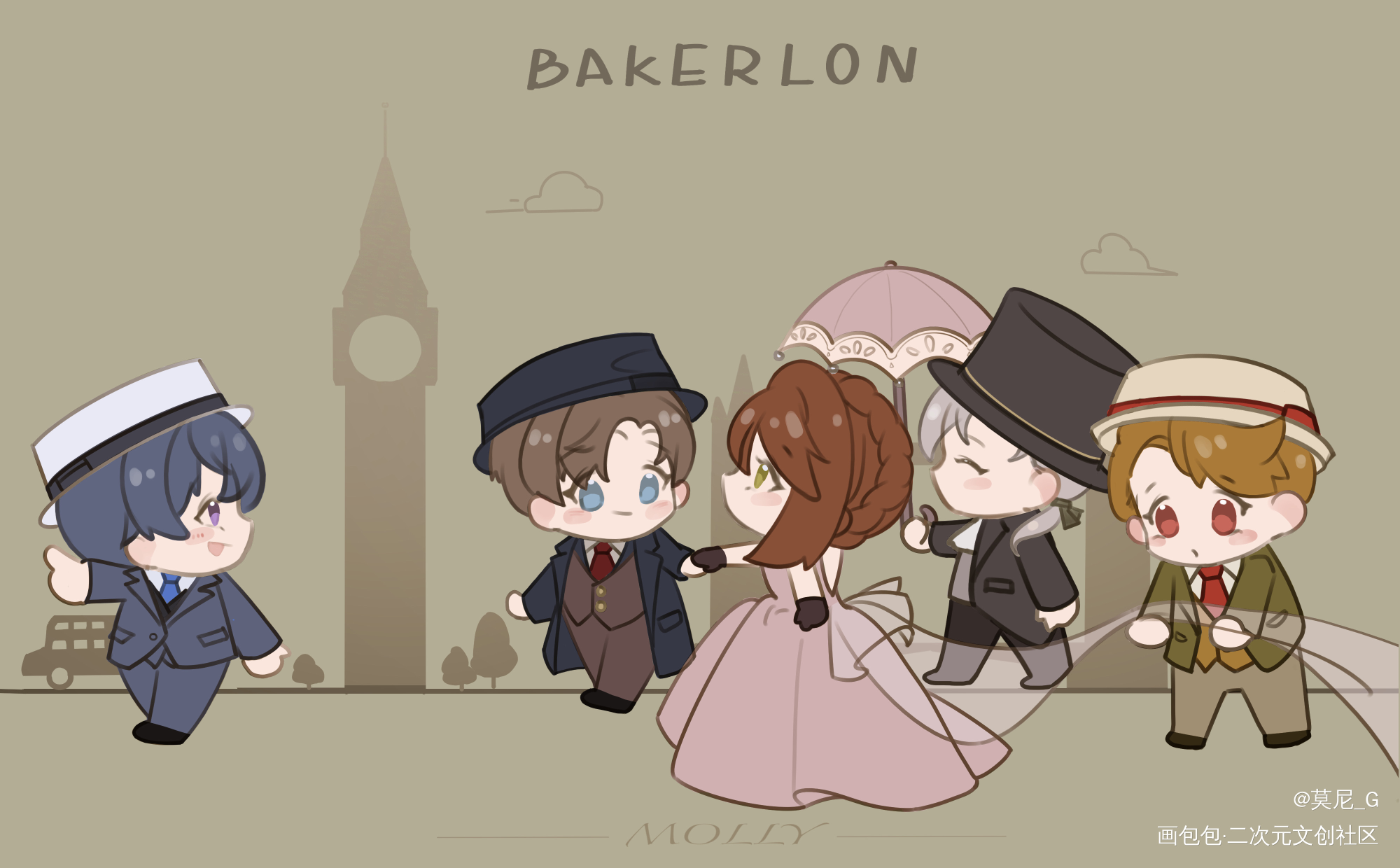 贝克伦旅程～_未定事件簿绘画作品