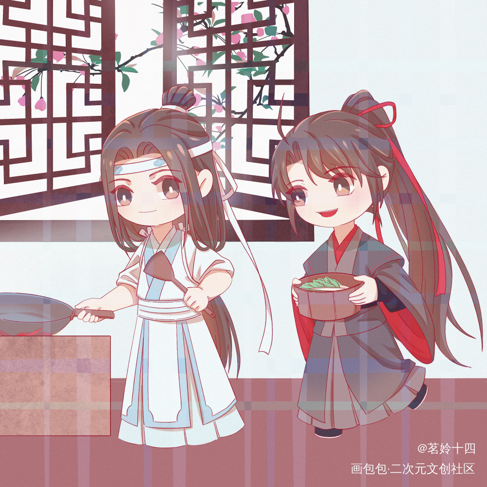 别人约的十二时辰_魔道祖师Q版我要上首推绘画作品