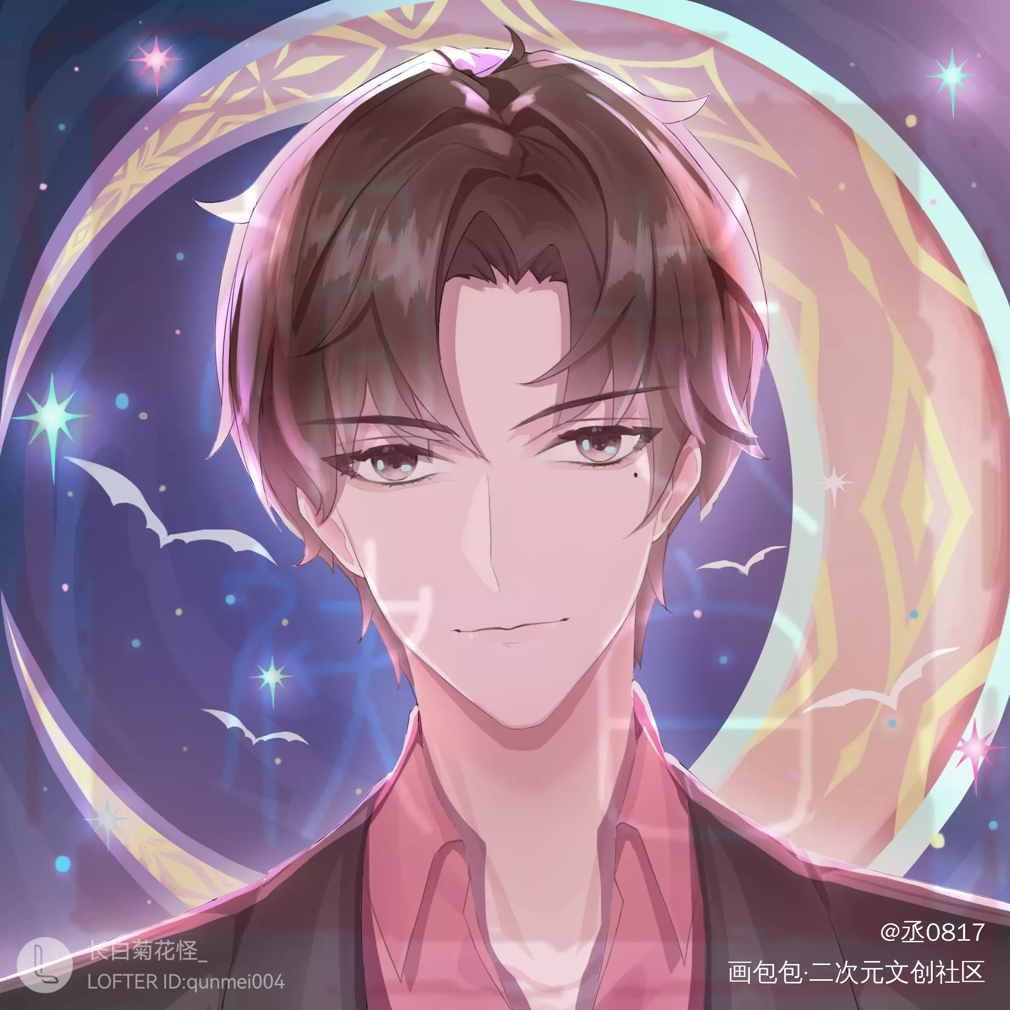 _盗墓笔记解雨臣绘画作品