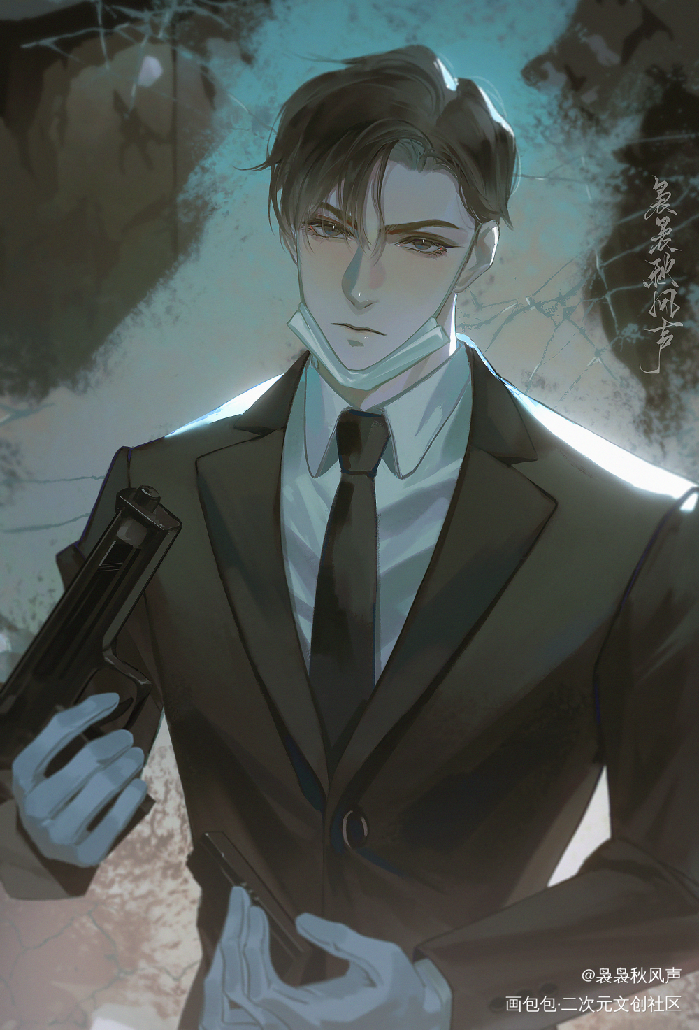 大小姐_火焰戎装188男团宫应弦绘画作品