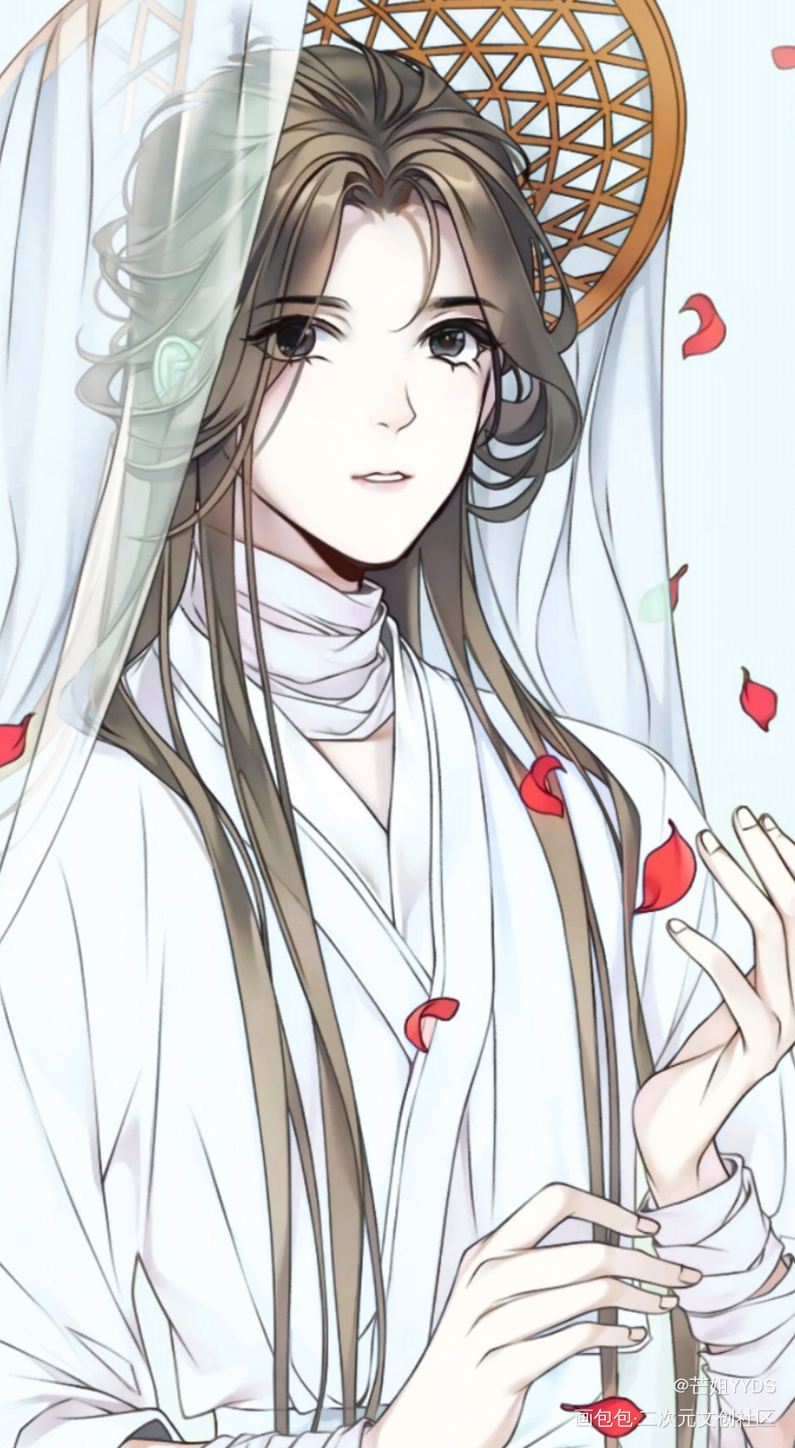 可爱的怜宝来喽_天官赐福绘画作品