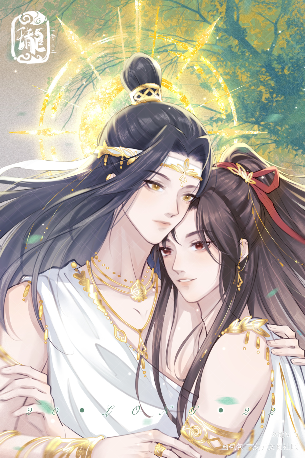 忘羡稿子·十三_魔道祖师忘羡插画绘画作品