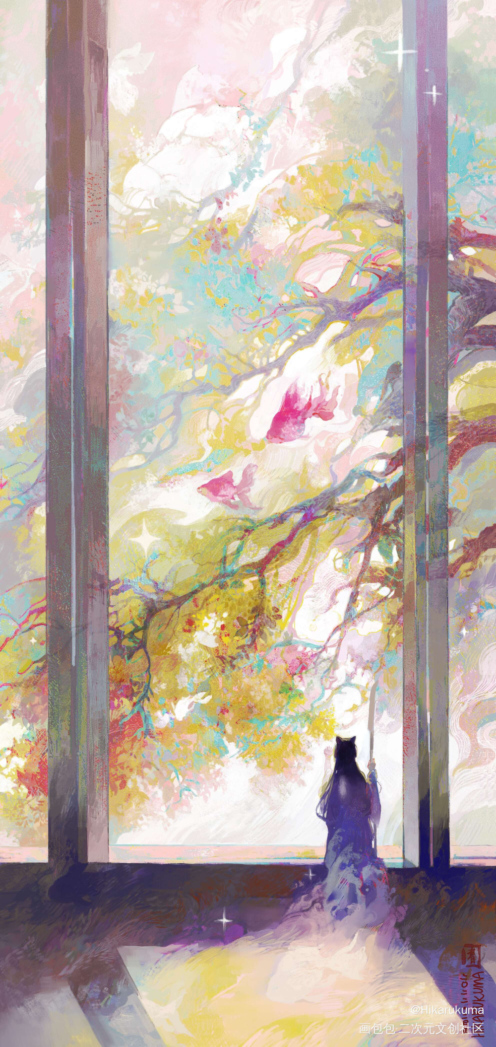 季节.Solar term_明日方舟夕年板绘涂arknights令绘画作品