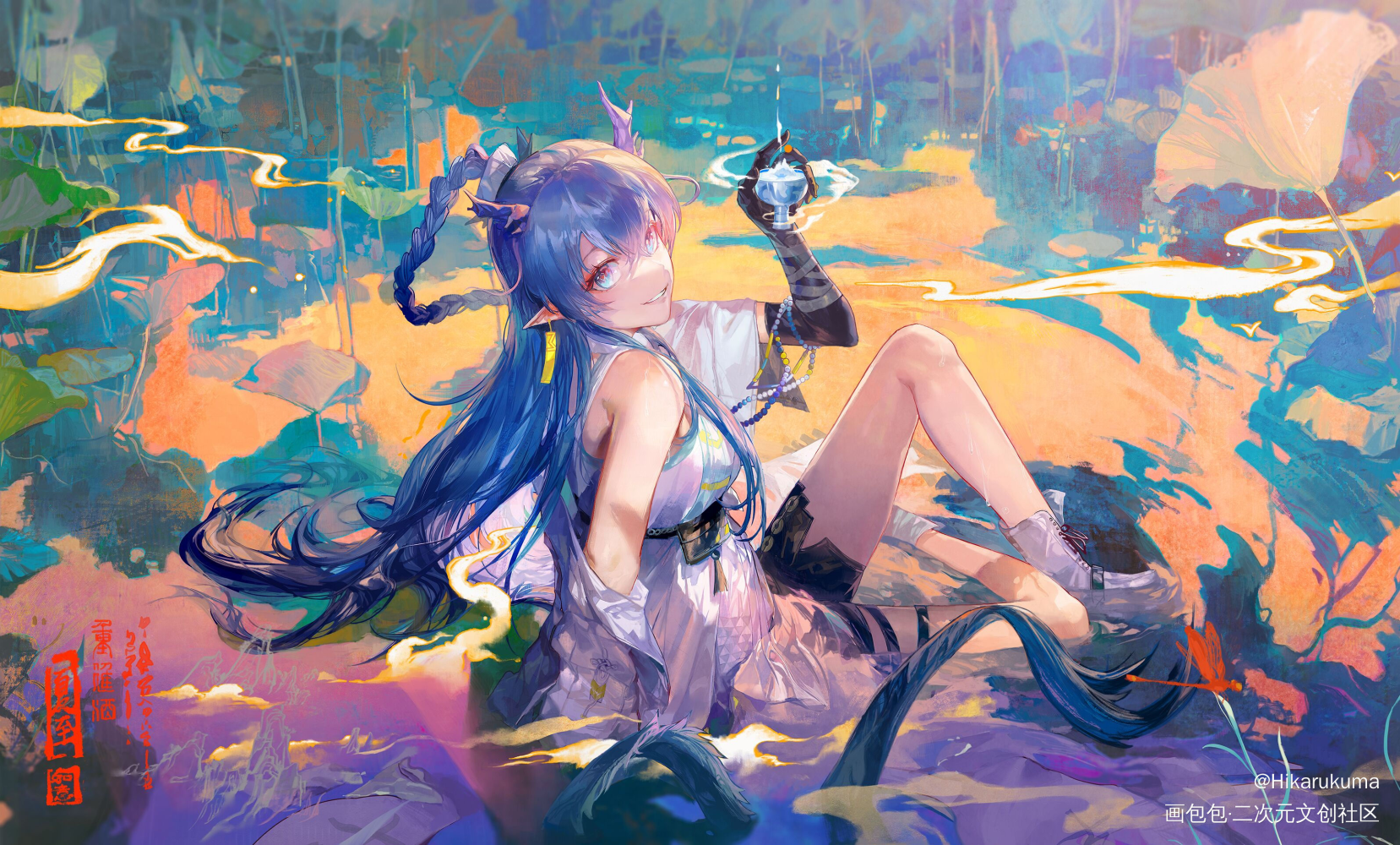 季节.Solar term_明日方舟夕年板绘涂arknights令绘画作品