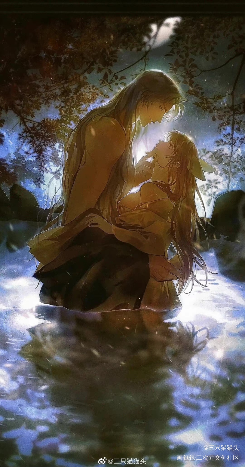 月色真美_光与夜之恋查理苏绘画作品