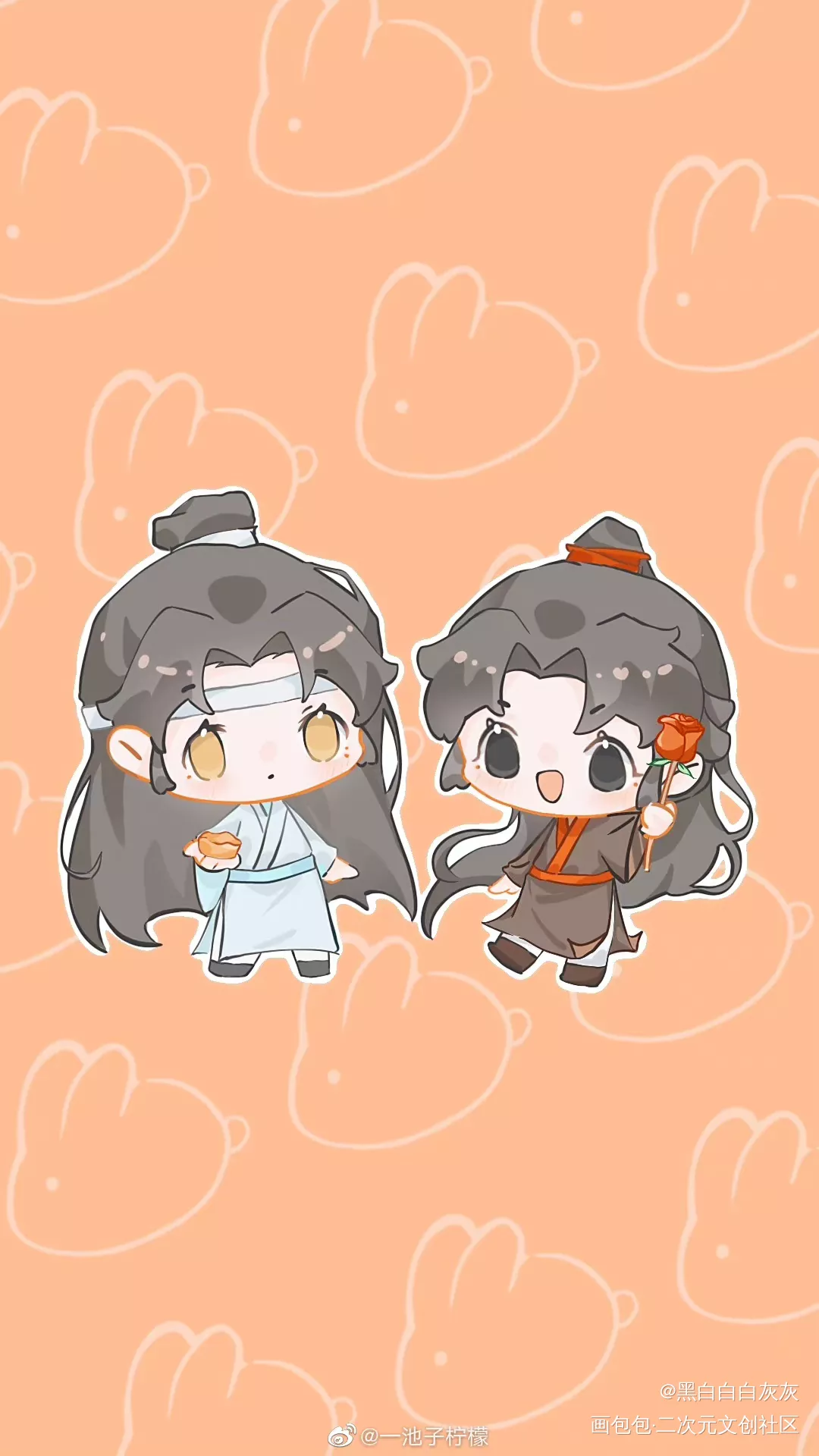 忘羡_魔道祖师忘羡蓝忘机魏无羡魏无羡蓝忘机我要上首推绘画作品