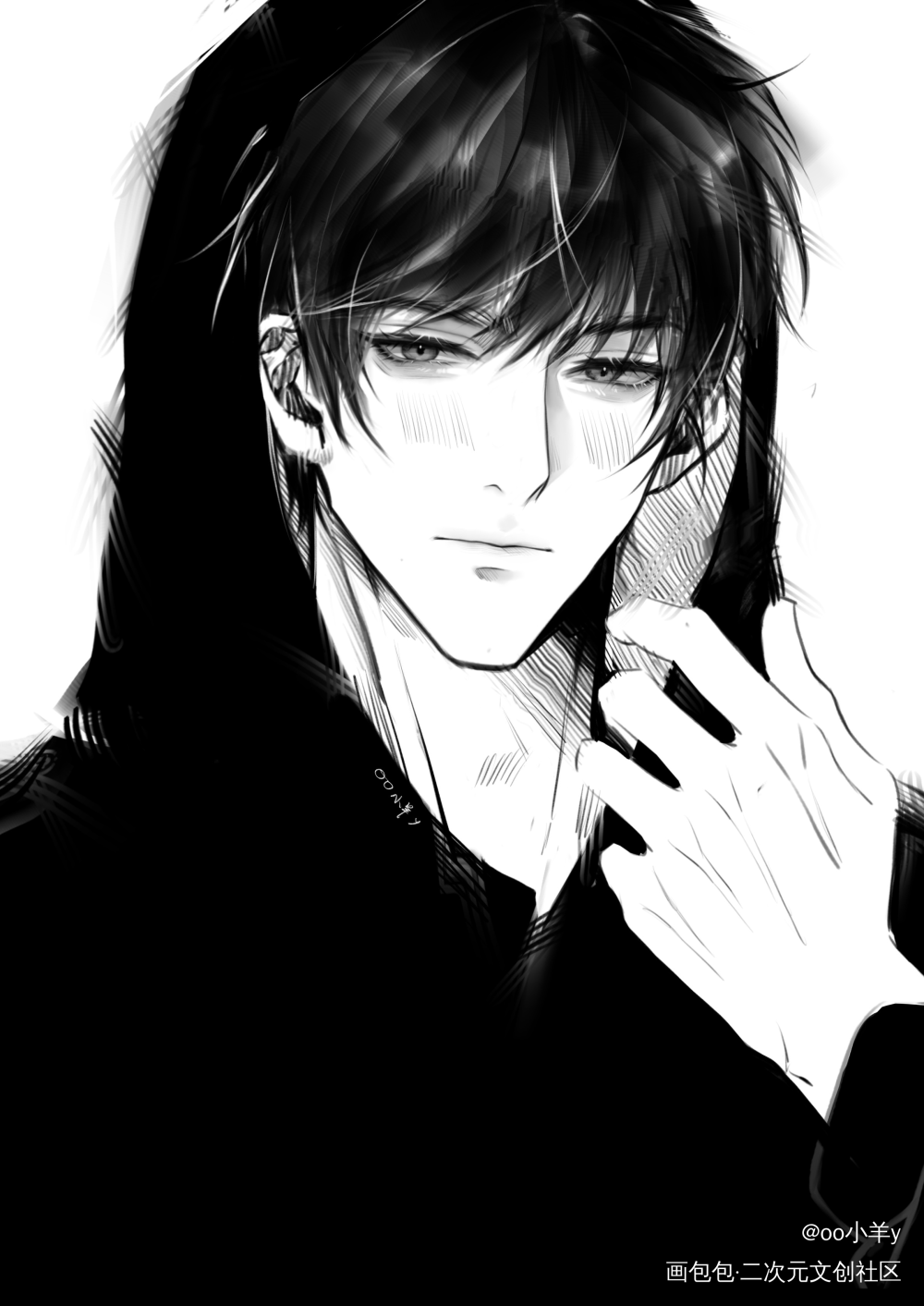 李简_你却爱着一个傻逼188男团李简李玉简隋英手绘绘画作品