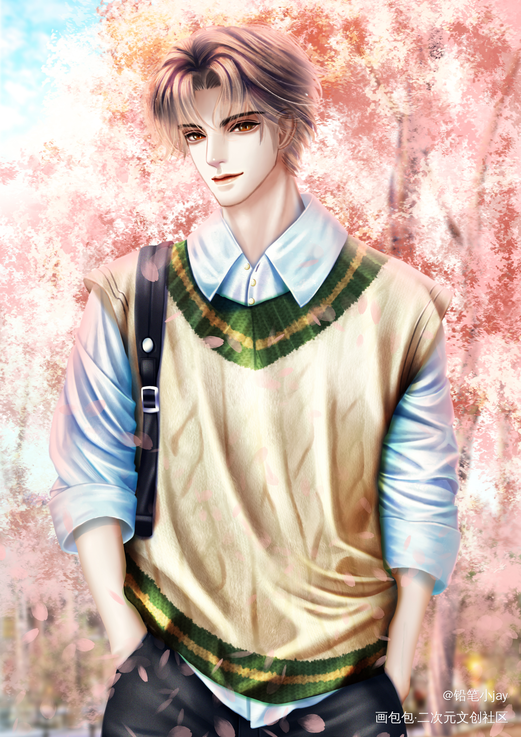 一个dk洛大佬_附加遗产188男团洛羿绘画作品