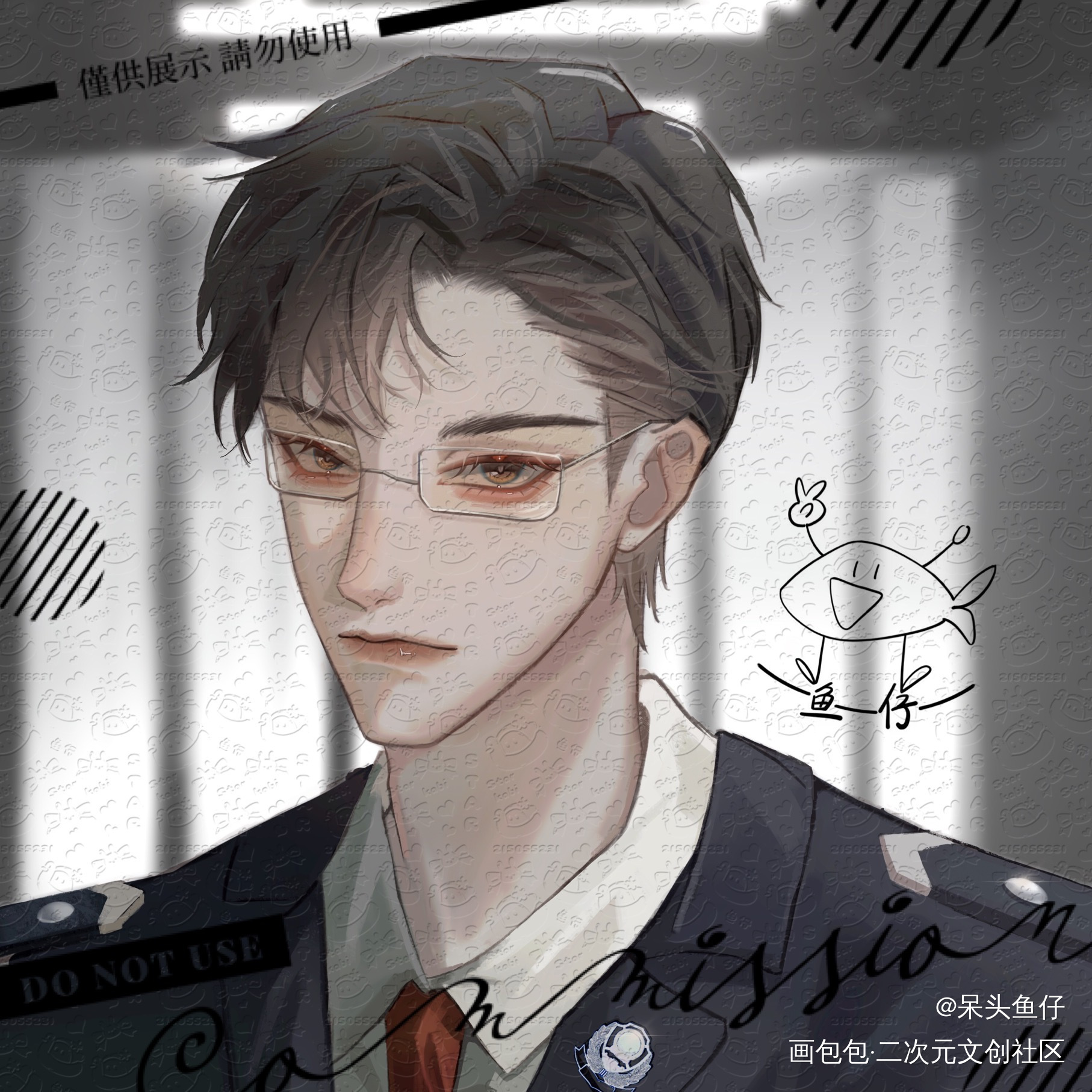 _针锋对决188男团原顾绘画作品