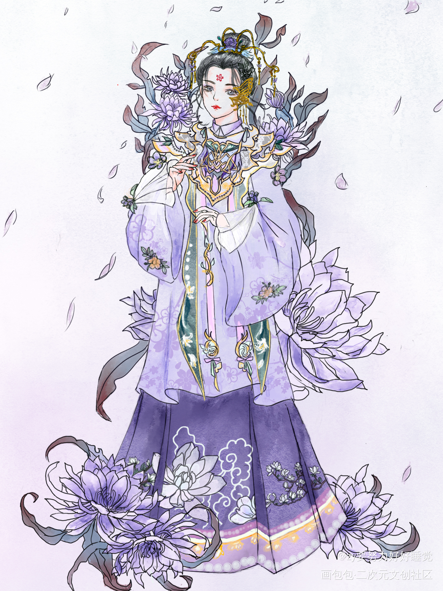 随手摸一张_板绘涂中国风绘画作品