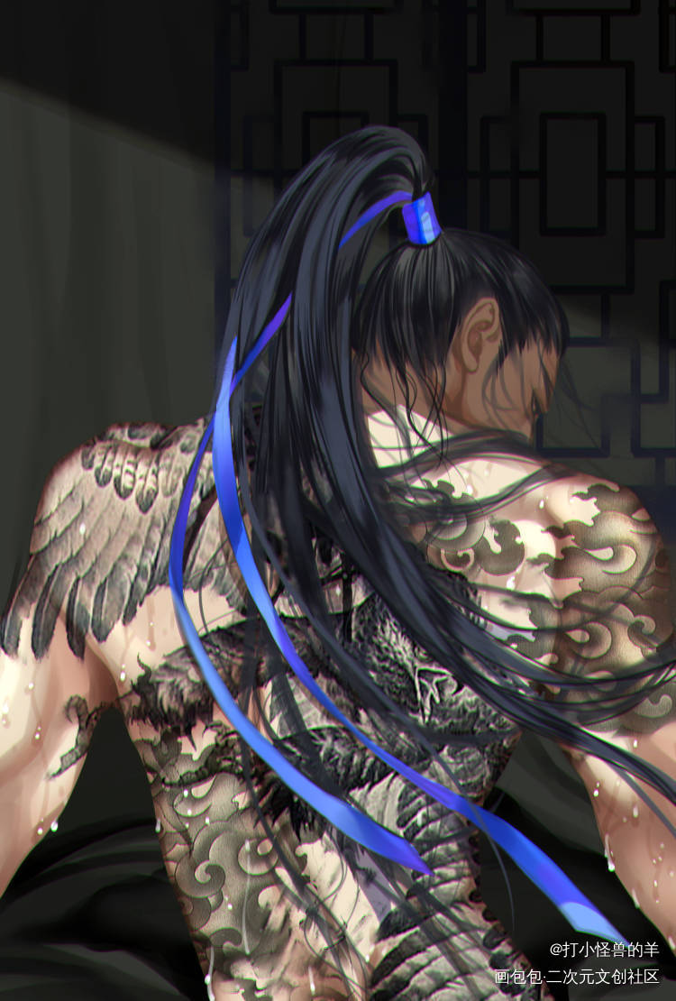 南啸桓_板绘涂南啸桓巫烨暮寒仲绘画作品