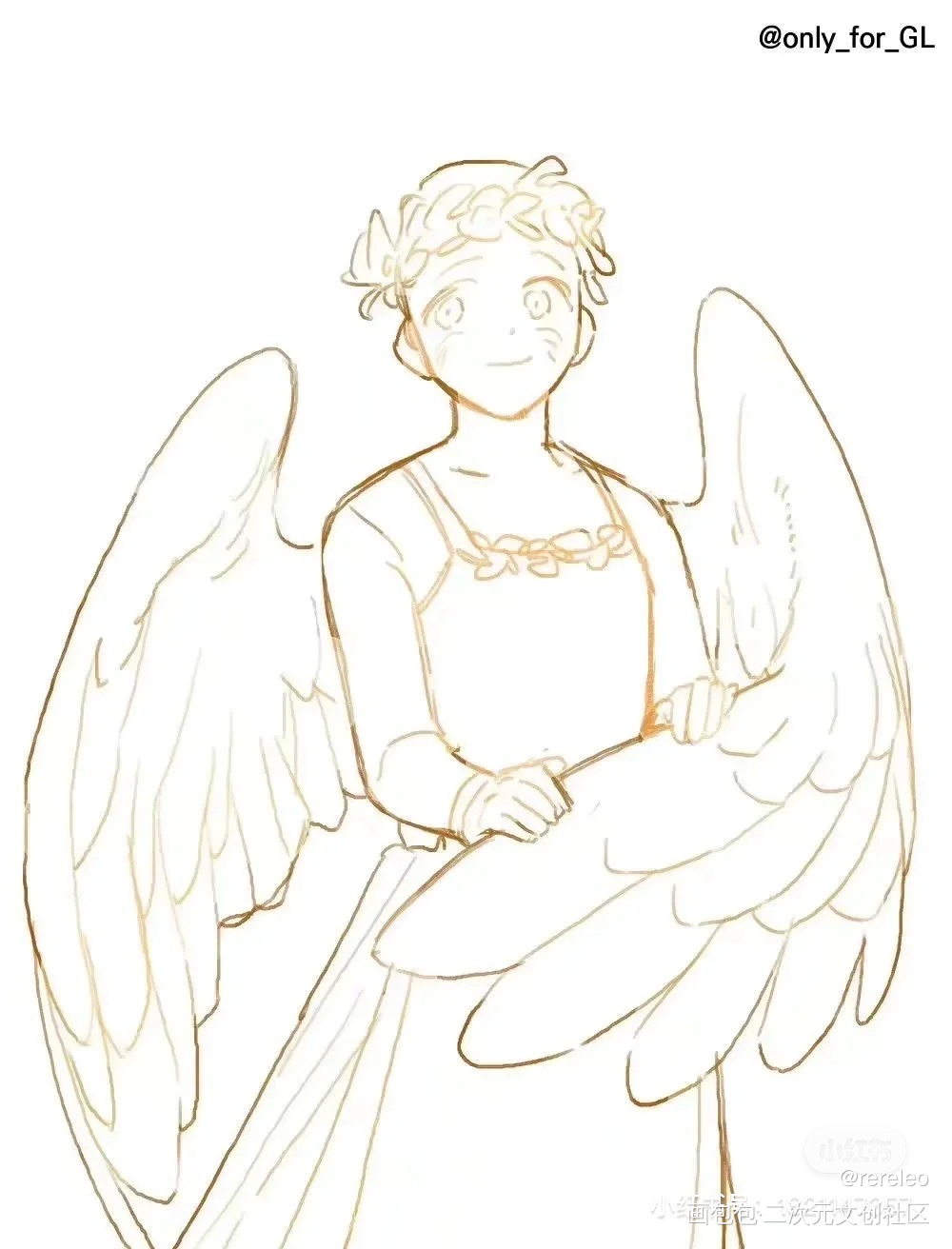 小天使～_娘娘腔188男团群秀李程秀绘画作品
