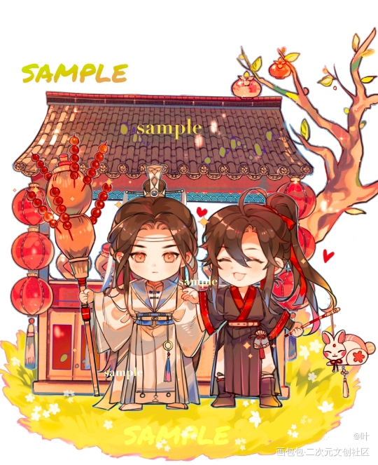 忘羡_魔道祖师忘羡绘画作品