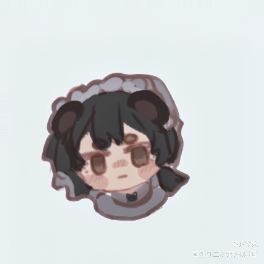 小熊柳_我在惊悚游戏里封神白柳大头指绘绘画作品