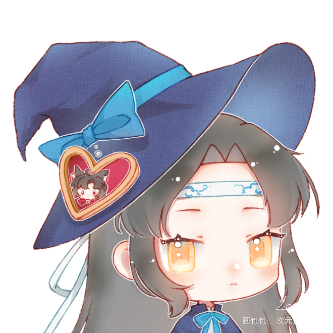 巫师叽_魔道祖师忘羡蓝忘机Q版绘画作品